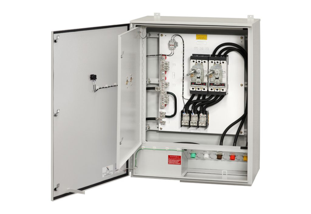 Manual transfer switch – breaker/Breaker generator tap box combination